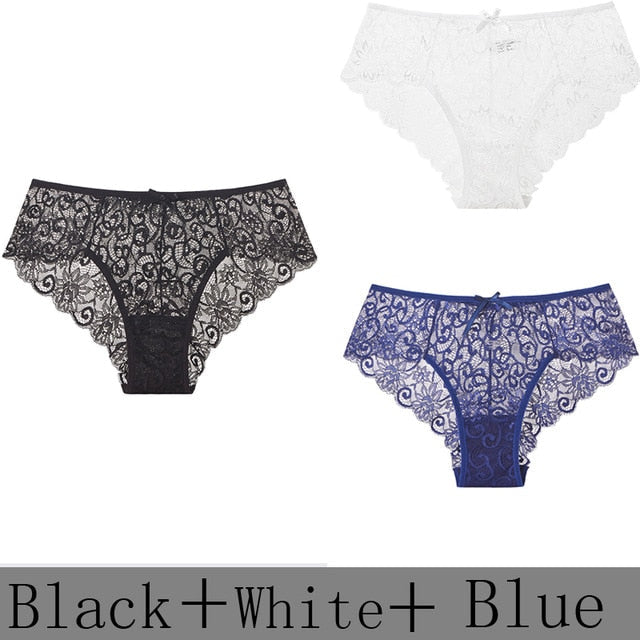 3 Pack Sexy Lace Low Rise Brief Thongs Plus Size Panties The Clothing Company Sydney