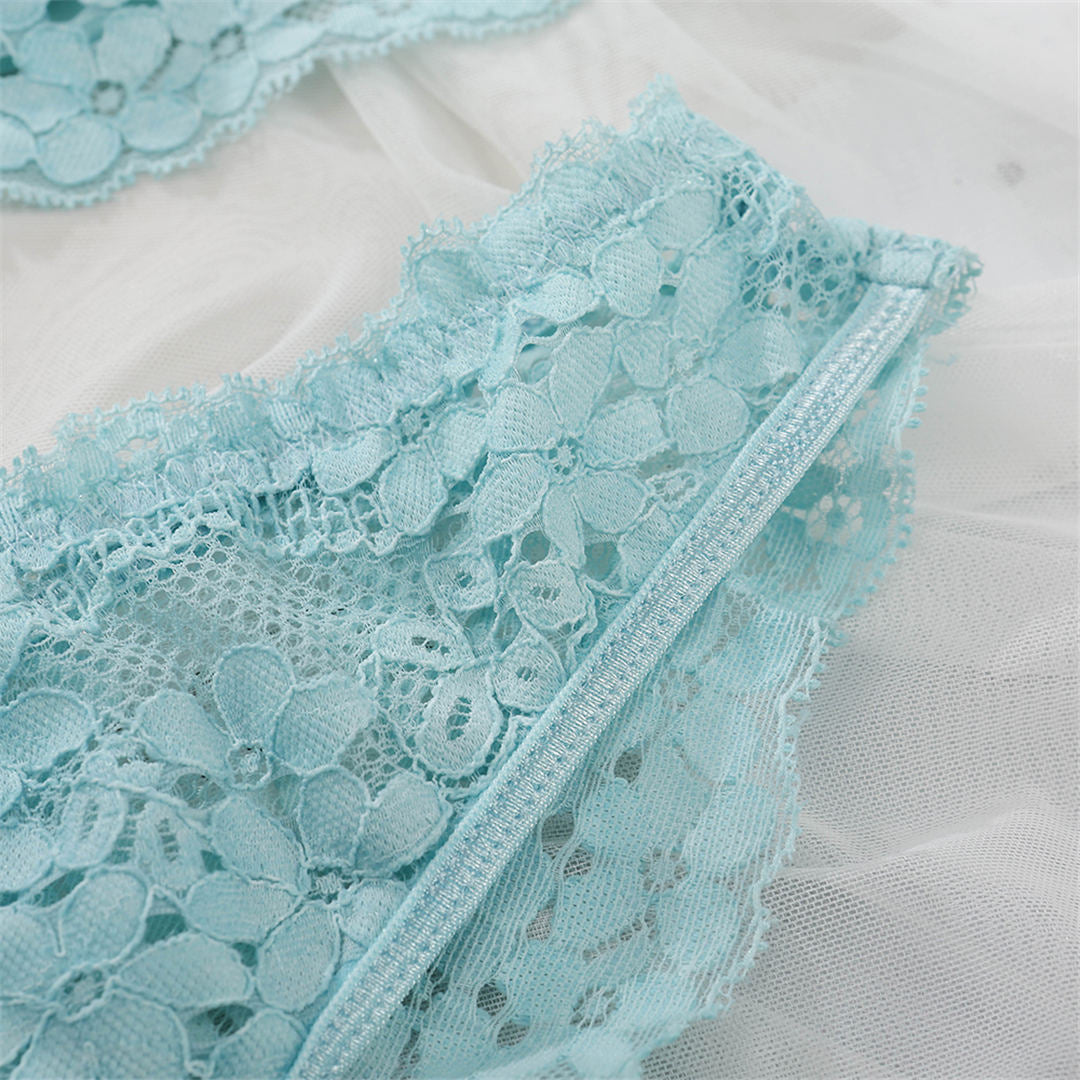 2 Piece See Through Underwear Lingerie Push up Bralette Panties Set The Clothing Company Sydney