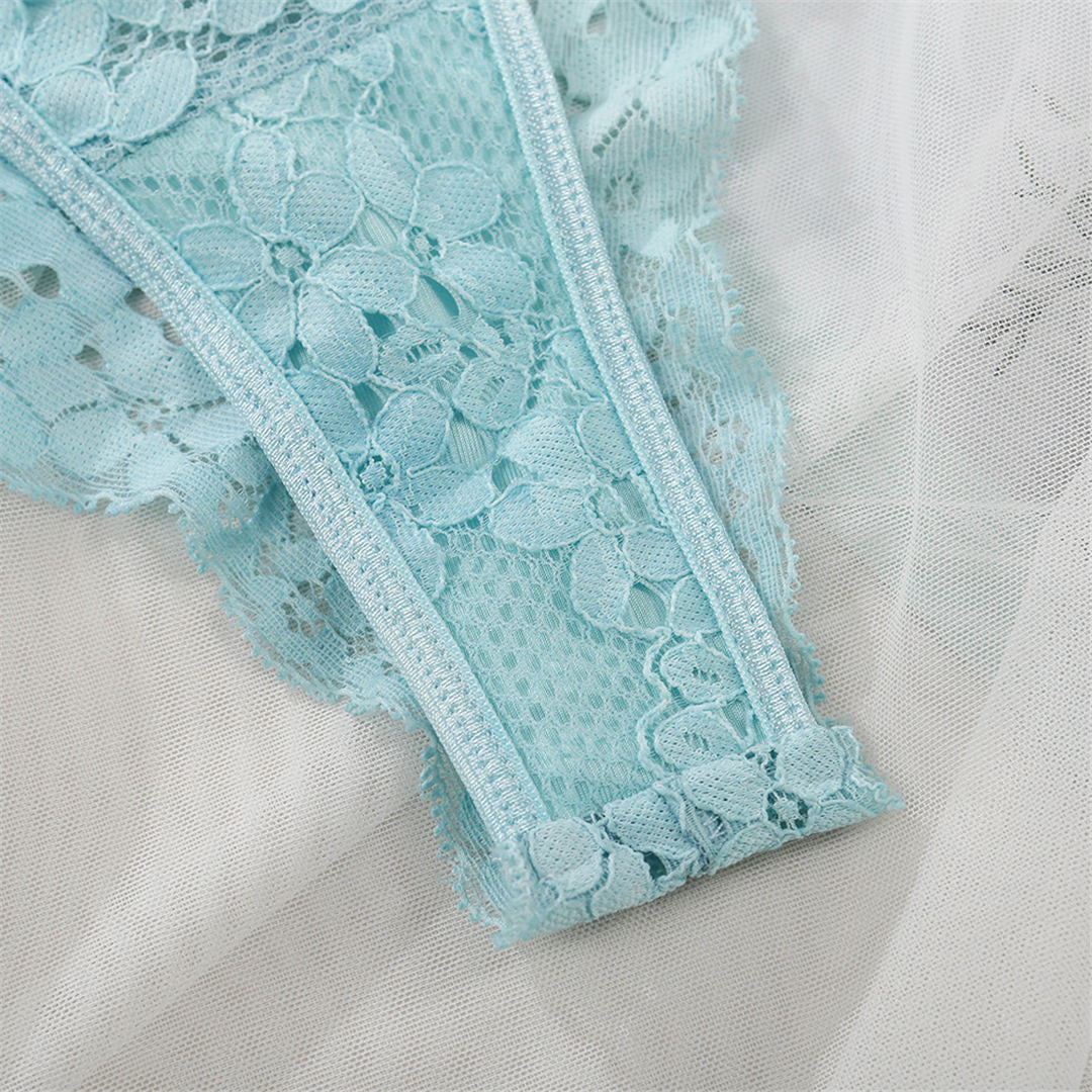 2 Piece See Through Underwear Lingerie Push up Bralette Panties Set The Clothing Company Sydney