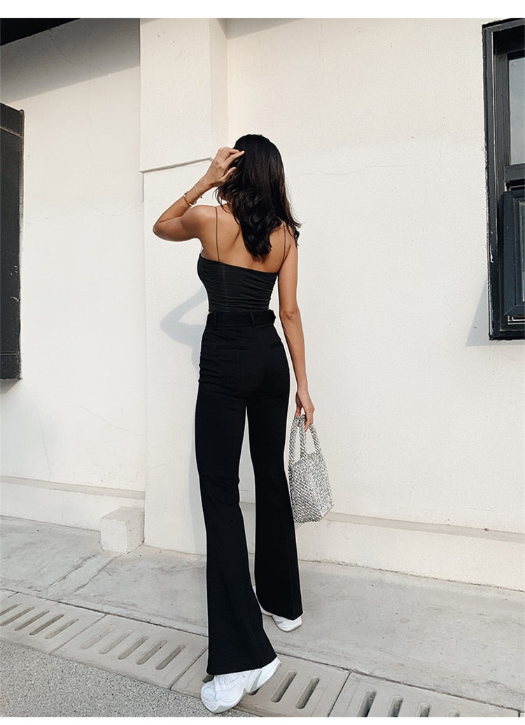 Spaghetti Stra Tank Halter Camisole Crop Top The Clothing Company Sydney