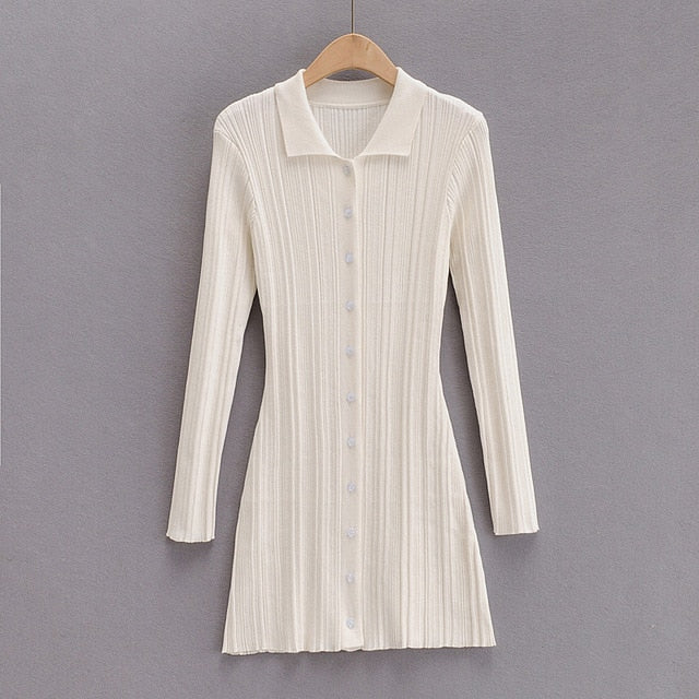 Slim Purple Blue Green Black Vintage Long Sleeve Fashion Hollow Out Women Mini Dress The Clothing Company Sydney