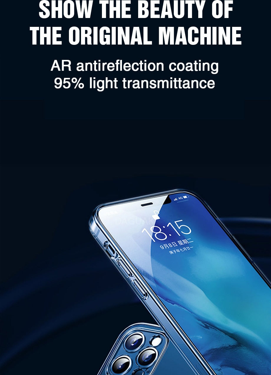 Camera Lens Protection Clear Phone Case For iPhone 12 Pro Max Silicone Soft Cover For iPhone 12 Mini Shockproof Back Cover The Clothing Company Sydney