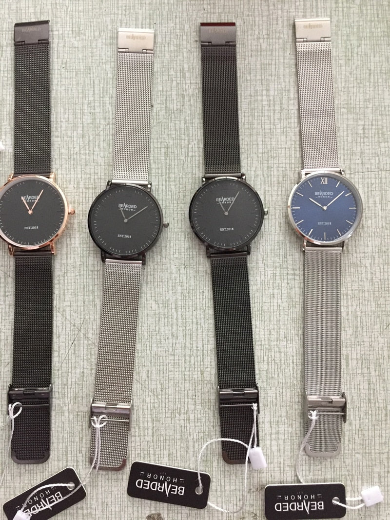 Customise Your Logo Classic Watches Women Rose Gold Stainless Steel Mesh Ladies Wrist Watches The Clothing Company Sydney