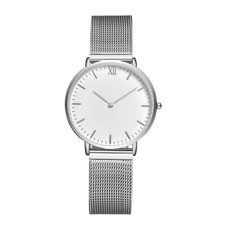 Customise Your Logo Classic Watches Women Rose Gold Stainless Steel Mesh Ladies Wrist Watches The Clothing Company Sydney