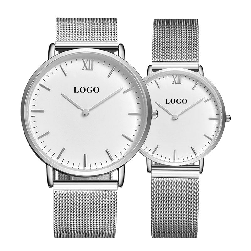 Customise Your Logo Classic Watches Women Rose Gold Stainless Steel Mesh Ladies Wrist Watches The Clothing Company Sydney