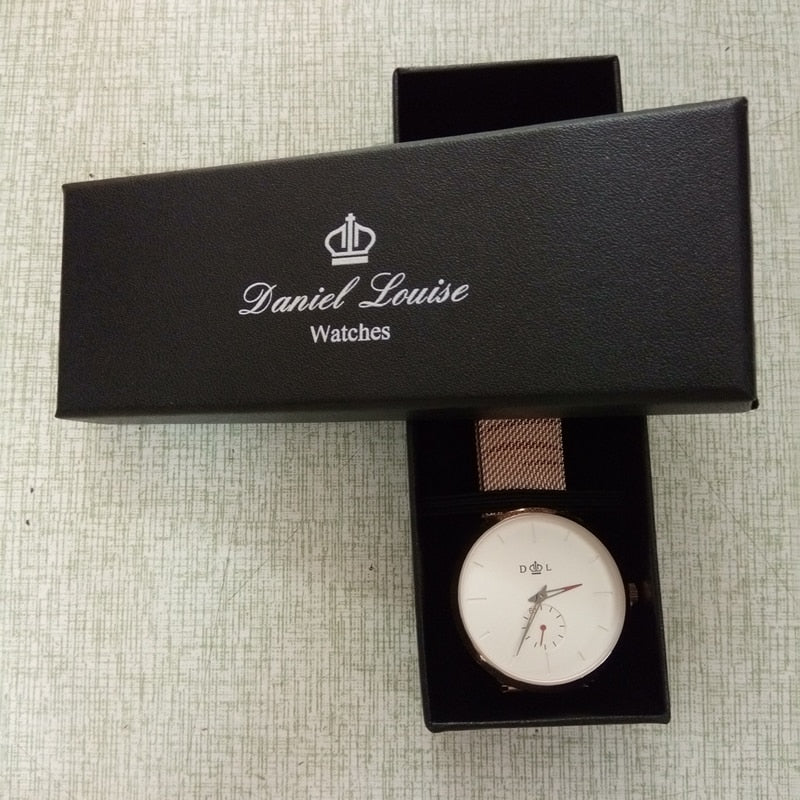 50 Piece Build Your Own Brand Watches Men Stainless Steel Mesh Custom Logo Label Personalized Watch The Clothing Company Sydney