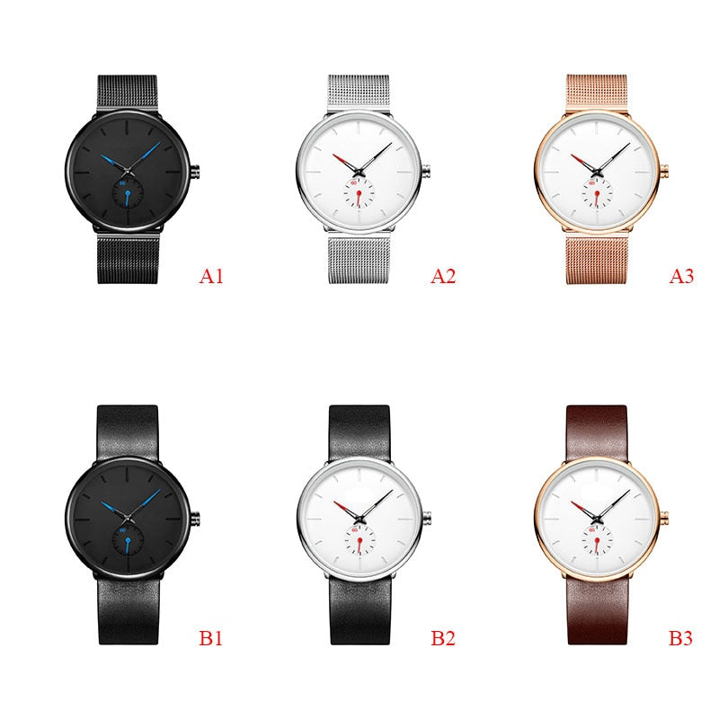 50 Piece Build Your Own Brand Watches Men Stainless Steel Mesh Custom Logo Label Personalized Watch The Clothing Company Sydney