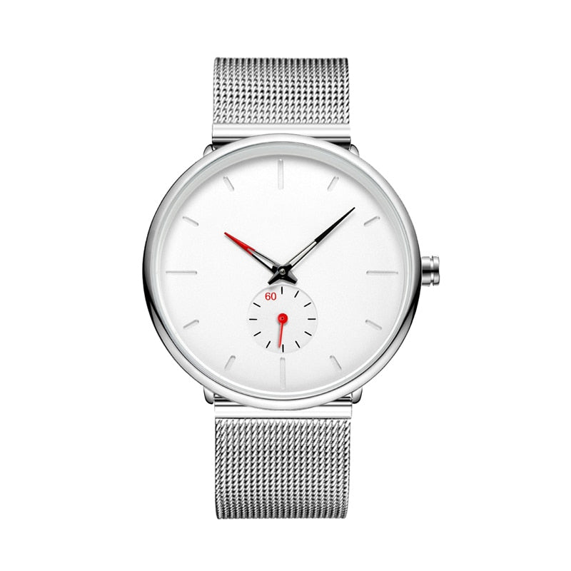 50 Piece Build Your Own Brand Watches Men Stainless Steel Mesh Custom Logo Label Personalized Watch The Clothing Company Sydney