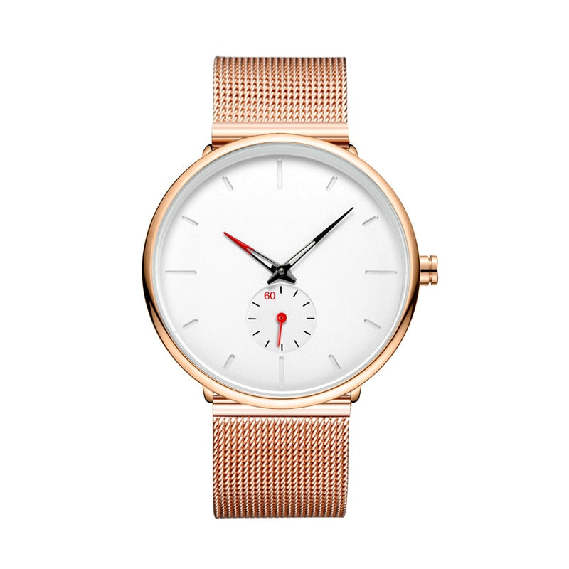 50 Piece Build Your Own Brand Watches Men Stainless Steel Mesh Custom Logo Label Personalized Watch The Clothing Company Sydney