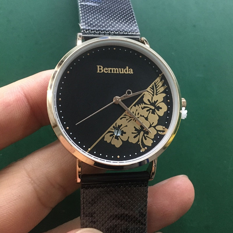 50 pack Brand Your Own Logo Watch Luxury OEM Customized Stainless Steel Mesh Watches The Clothing Company Sydney