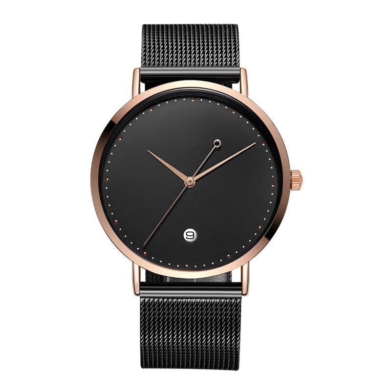 50 pack Brand Your Own Logo Watch Luxury OEM Customized Stainless Steel Mesh Watches The Clothing Company Sydney