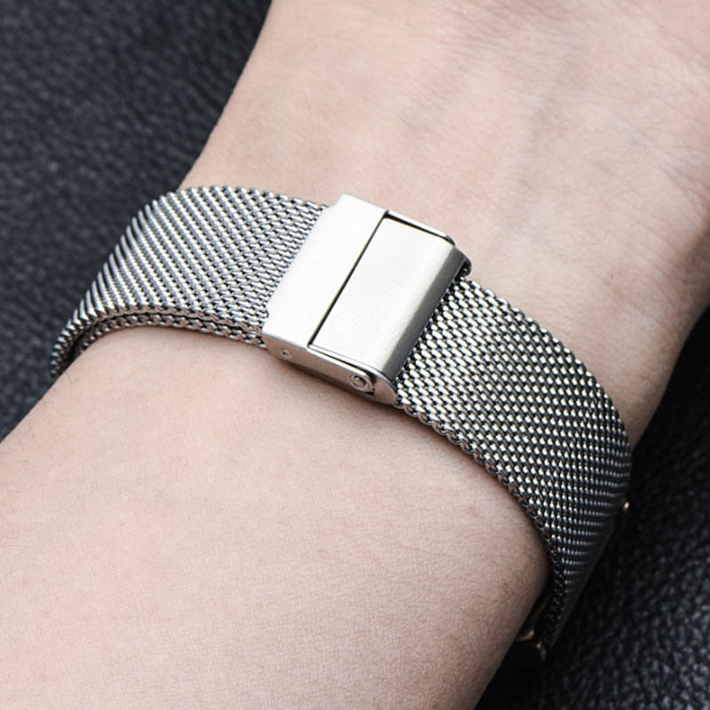 50 pack Brand Your Own Logo Watch Luxury OEM Customized Stainless Steel Mesh Watches The Clothing Company Sydney