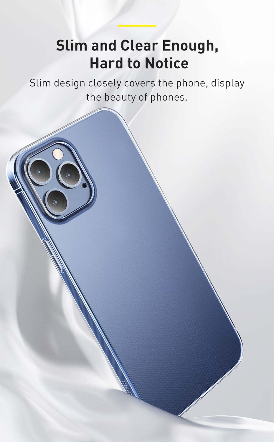 Baseus Phone Case For iPhone 12 mini Cover Clear Soft TPU Transparent Case For iPhone 11 Pro Xs Max X XR Case The Clothing Company Sydney