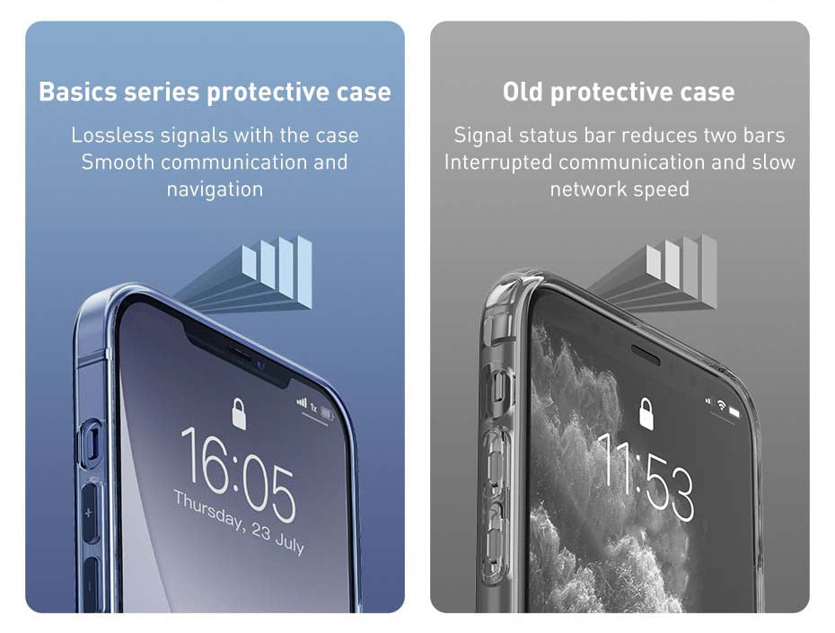 Baseus Phone Case For iPhone 12 mini Cover Clear Soft TPU Transparent Case For iPhone 11 Pro Xs Max X XR Case The Clothing Company Sydney