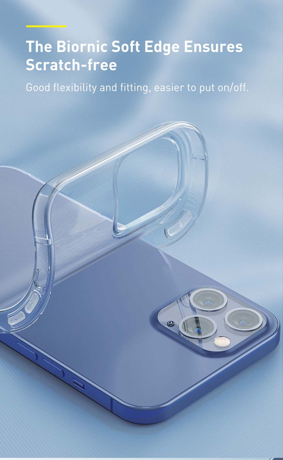 Baseus Phone Case For iPhone 12 mini Cover Clear Soft TPU Transparent Case For iPhone 11 Pro Xs Max X XR Case The Clothing Company Sydney