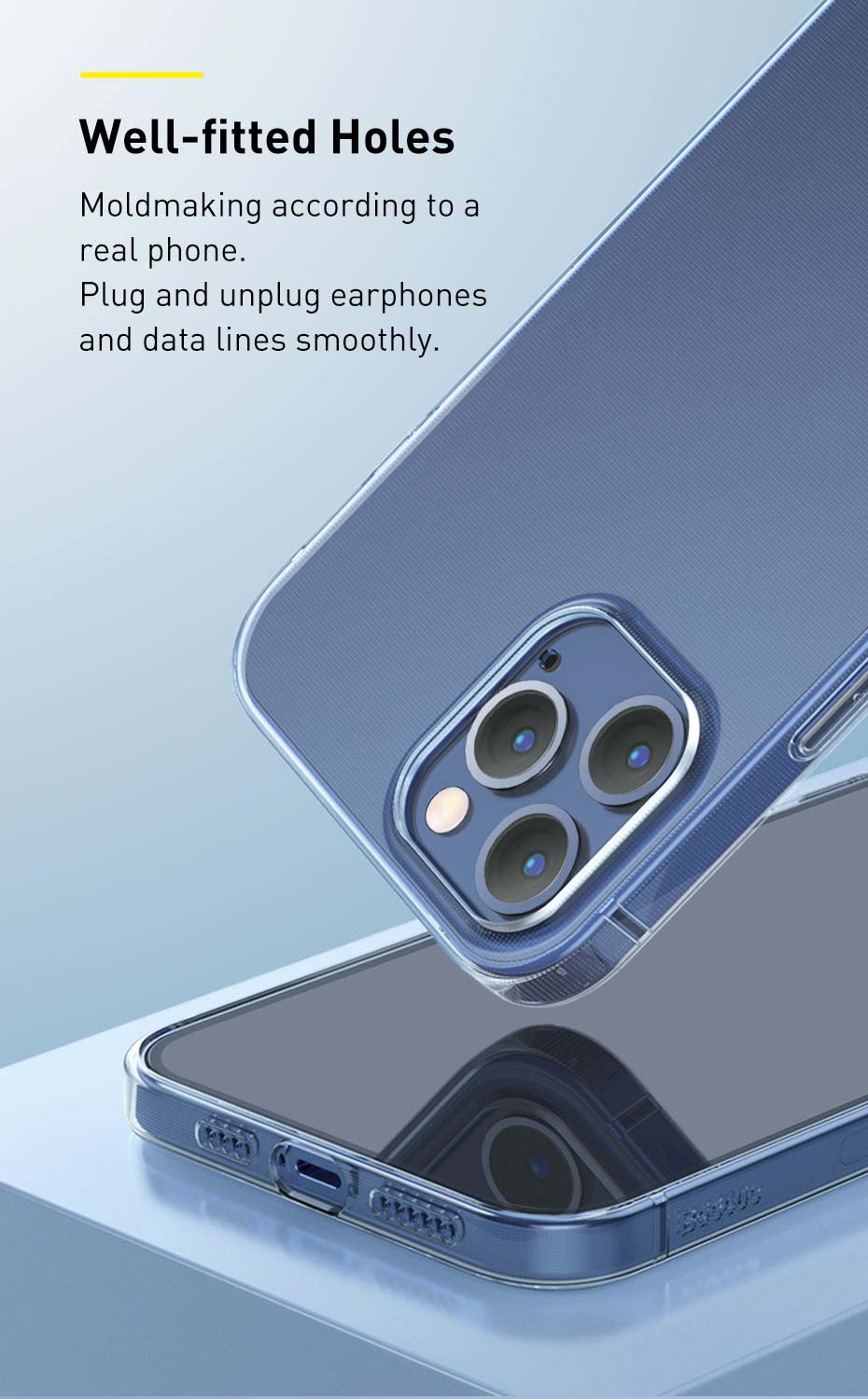 Baseus Phone Case For iPhone 12 mini Cover Clear Soft TPU Transparent Case For iPhone 11 Pro Xs Max X XR Case The Clothing Company Sydney