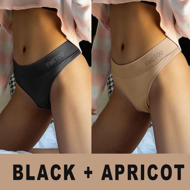 2 Pack Bodyshaper Panties Underwear High Waist Panties Lingerie Sexy G-String Underpants Solid Color Briefs The Clothing Company Sydney