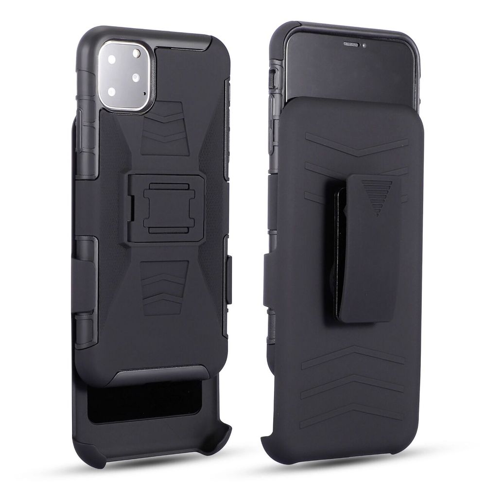 3 in 1 Armour Shockproof Case For iPhone 12 mini 11 Pro MAX XS XR X 6s 7 8 Plus Cases Belt Clip Full Protection Cover The Clothing Company Sydney