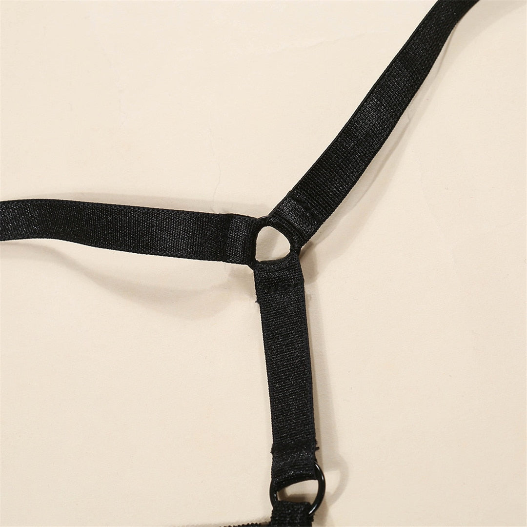 2 Piece Lingerie Underwear Set Sexy Lace Bralette Underwear Black Push up Bra and Thong Set The Clothing Company Sydney