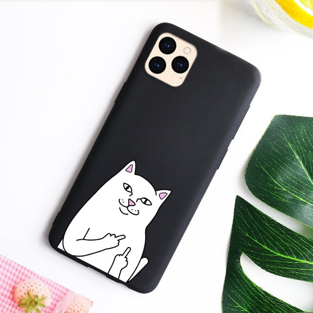 Cute Cat Case For IPhone SE 2020 Case Phone Bumper For Iphone 12 11 Pro max Mini 7 8 XR XS Max X 6 6s Plus 5 SE 5s Covers The Clothing Company Sydney