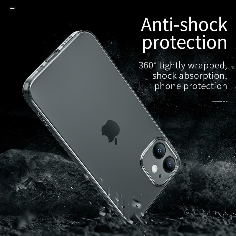 Original Clear Soft TPU Case for iPhone 12 12 Pro Max 12 mini Transparent Protective Cover Ultra thin Protection Case The Clothing Company Sydney