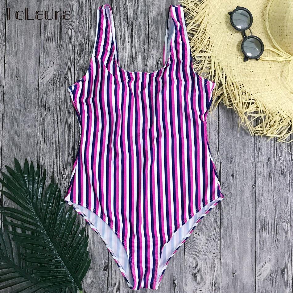 Printed One Piece Swimwear Swimsuit Sexy Monokini Padded Swim Suit Retro Bodysuit Bathing Suit High Cut Beach Wear The Clothing Company Sydney