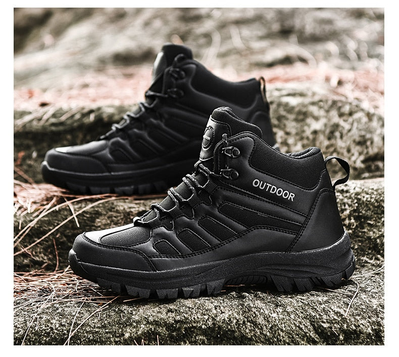 Mens Ladies Outdoor Hi-top Trekking Shoes Breathable Non-slip Sports Climb Rock Sneakers Hiking Boots The Clothing Company Sydney