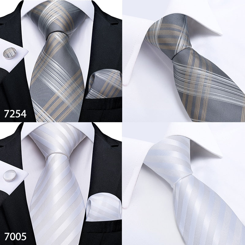 3 Piece Designer Mens Wedding Tie Gold Black Striped Silk Neck Ties Hanky Cufflinks Set The Clothing Company Sydney