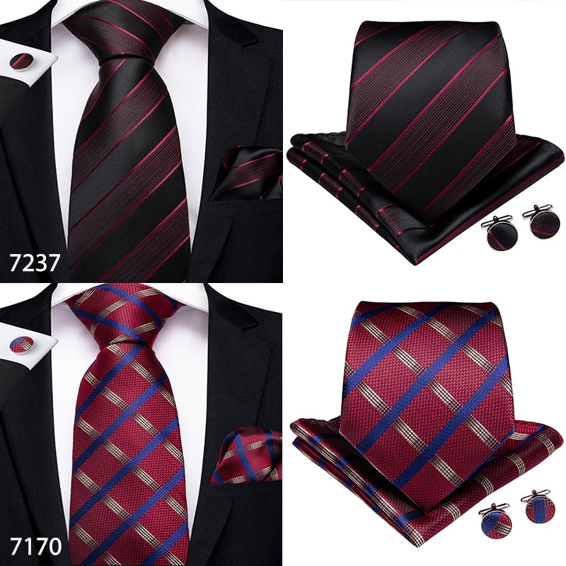 3 Piece Designer Mens Wedding Tie Gold Black Striped Silk Neck Ties Hanky Cufflinks Set The Clothing Company Sydney