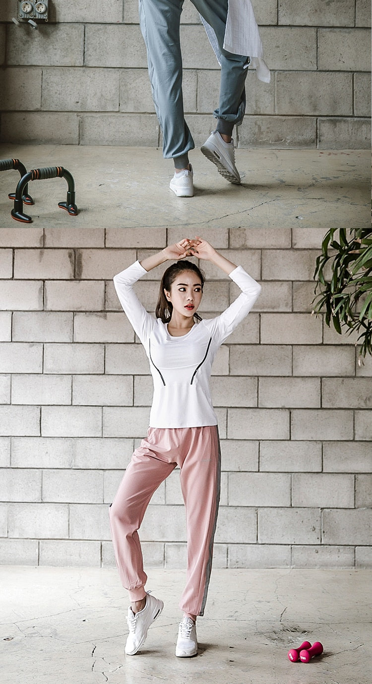 2 Piece Ladies Compression Running suits Sportswear Exercise Sports Gym Leggings long sleeve Yoga Jogging set The Clothing Company Sydney