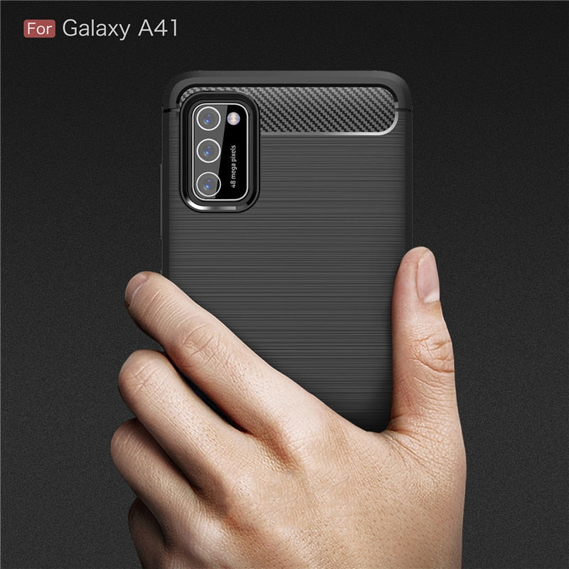 Samsung Galaxy A41 Case For Samsung A41 Soft Armor TPU Bumper Phone Cover For Samsung M31 M21 M30S A71 A51 A41 Phone Case The Clothing Company Sydney