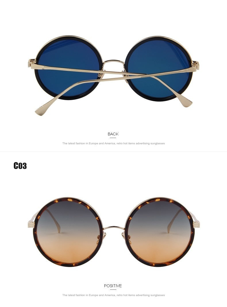 Ladies Fashion Round UV 400 Brand Designer Classic Shades Men Luxury Sunglasses The Clothing Company Sydney