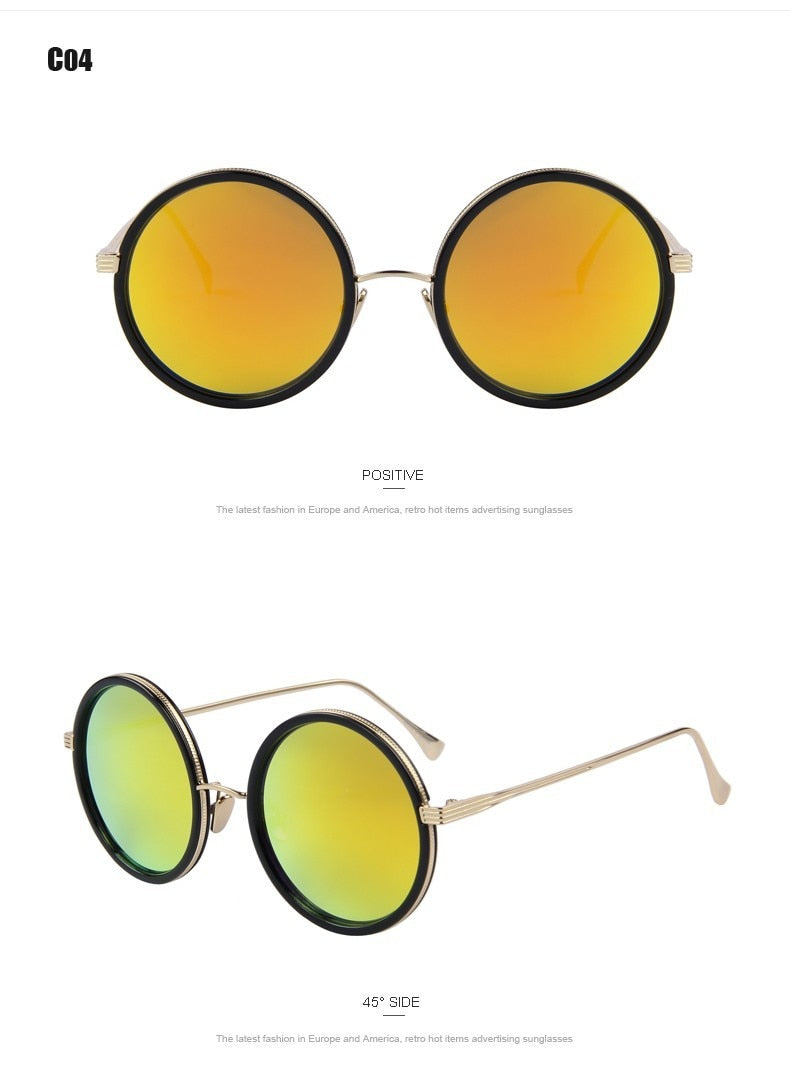 Ladies Fashion Round UV 400 Brand Designer Classic Shades Men Luxury Sunglasses The Clothing Company Sydney
