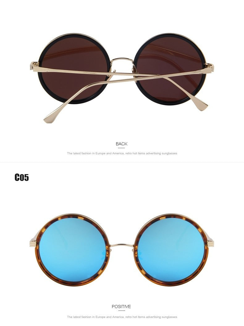 Ladies Fashion Round UV 400 Brand Designer Classic Shades Men Luxury Sunglasses The Clothing Company Sydney