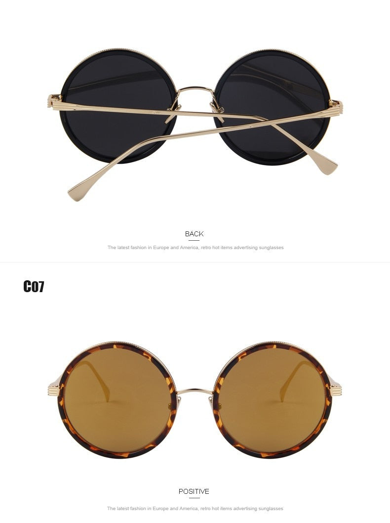 Ladies Fashion Round UV 400 Brand Designer Classic Shades Men Luxury Sunglasses The Clothing Company Sydney