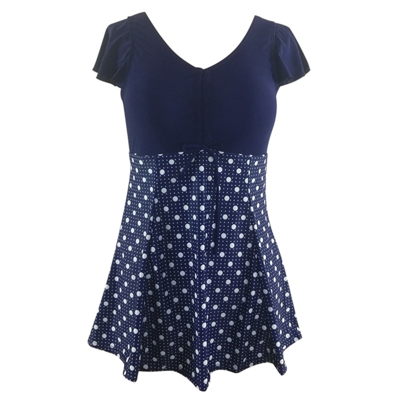 Vintage Print Plus Size Tankini Dress Bathing Suit Swimwear Skirt Bodysuit Monokini Swimsuit The Clothing Company Sydney