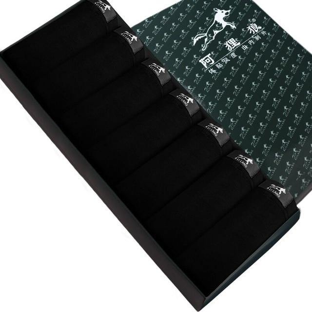 7 Pack Men's Underwear Man Breathable Solid Shorts Boxers Underpants Underwear Plus Size The Clothing Company Sydney