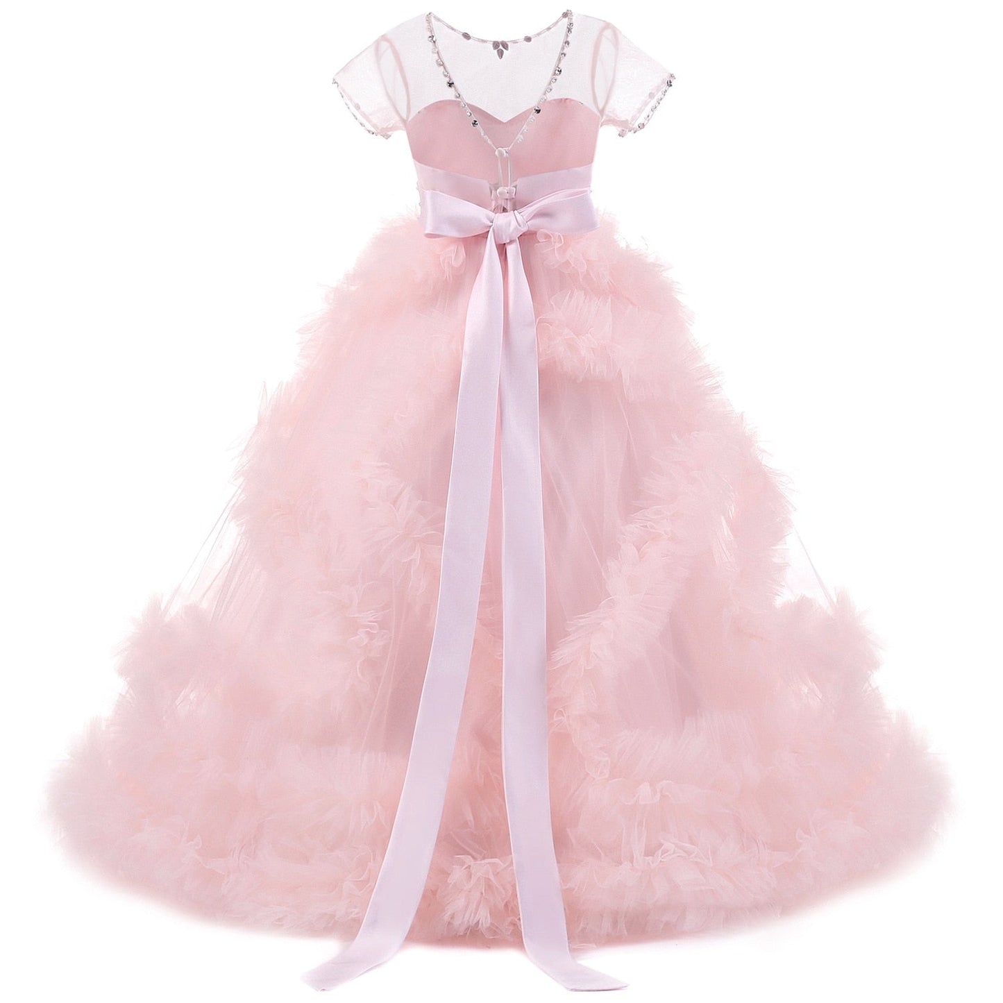 Summer White Lace Flower Girls Costume Long Party Bridesmaid Childrens Wedding Dress The Clothing Company Sydney