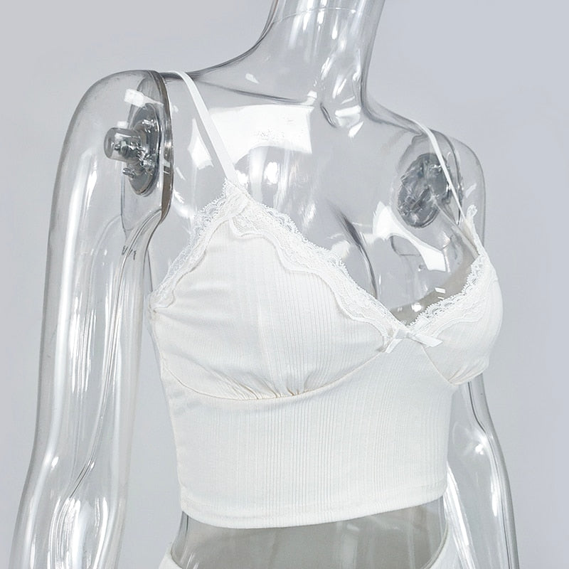 White Summer Ribbed V-neck backless Camisole Mini Shorts 2 Piece Set Pink Casual Outfit The Clothing Company Sydney