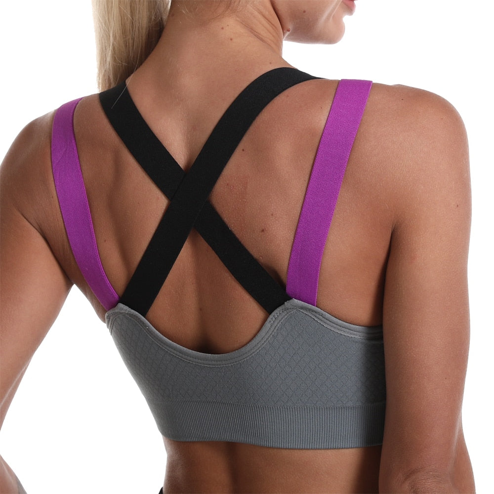 Seamless High Impact Yoga Fitness Underwear Push-up Sportswear bralette Gym Sports Bra The Clothing Company Sydney