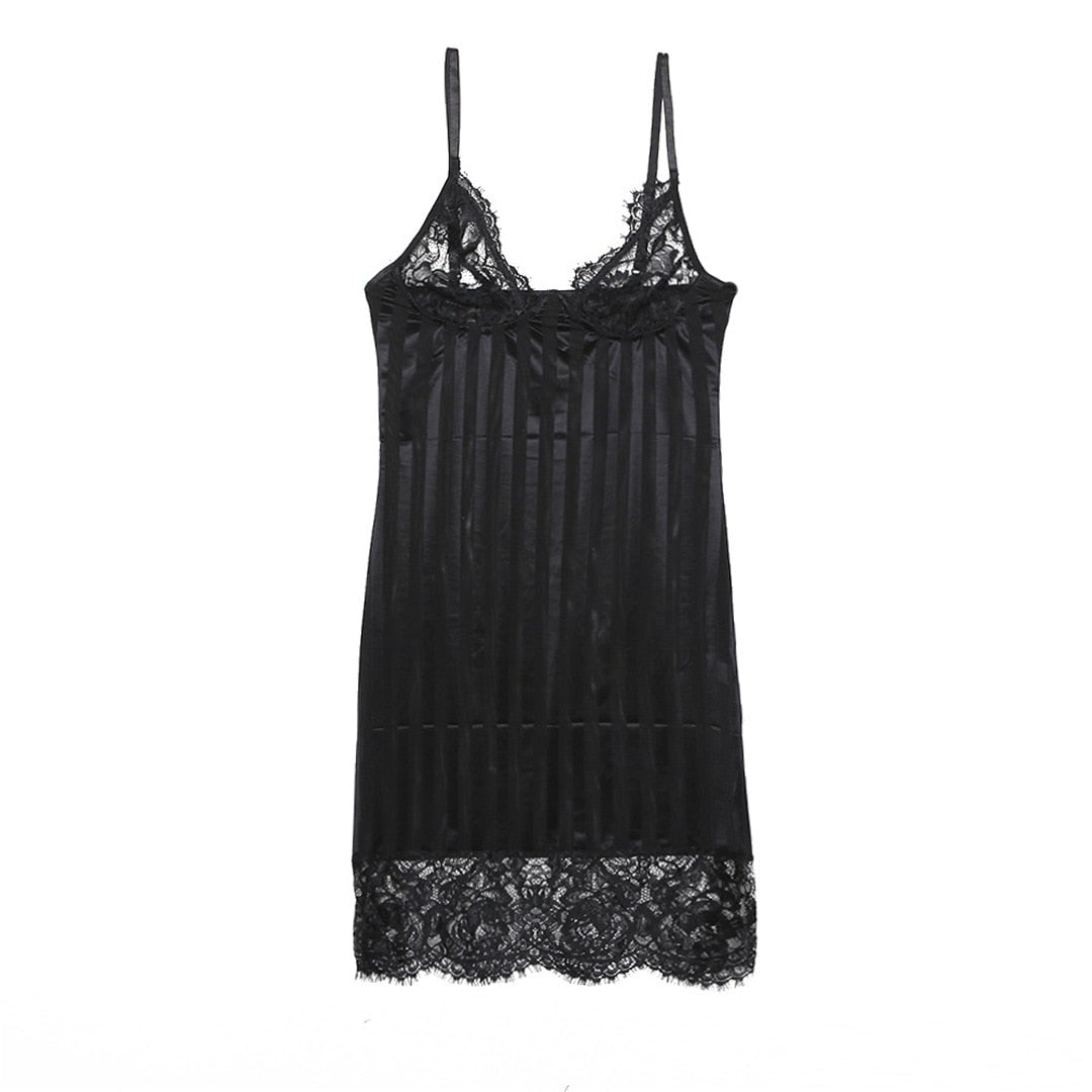 Sleeveless Sheath One-Step Hips Above Knee Fashion Lady Club Sexy See Through Lace Mini Dress The Clothing Company Sydney