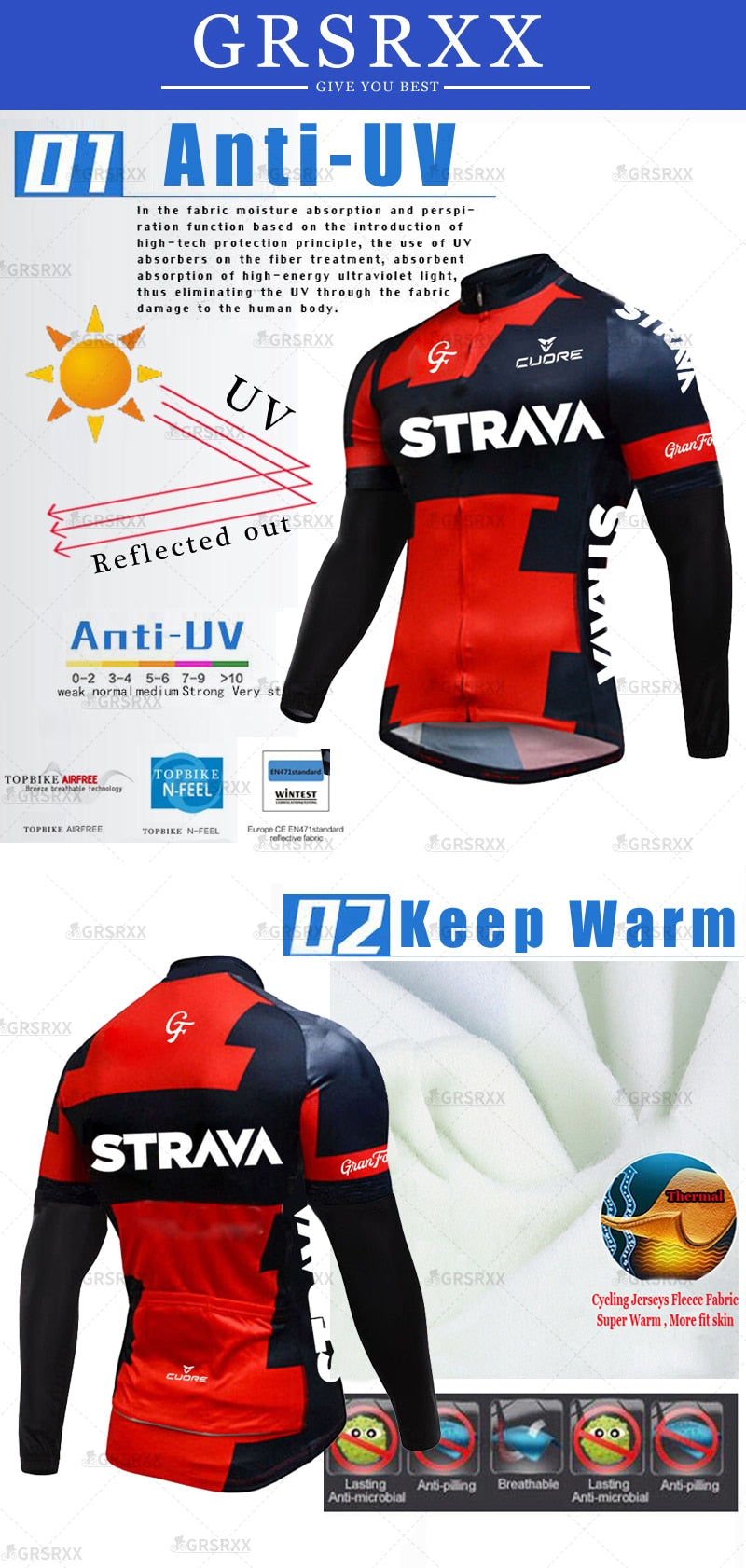 Cycling Suit Winter Bicycle Set Thermal Fleece Cycling Autumn Long Sleeve Sportswear Winter Cycling Suit The Clothing Company Sydney