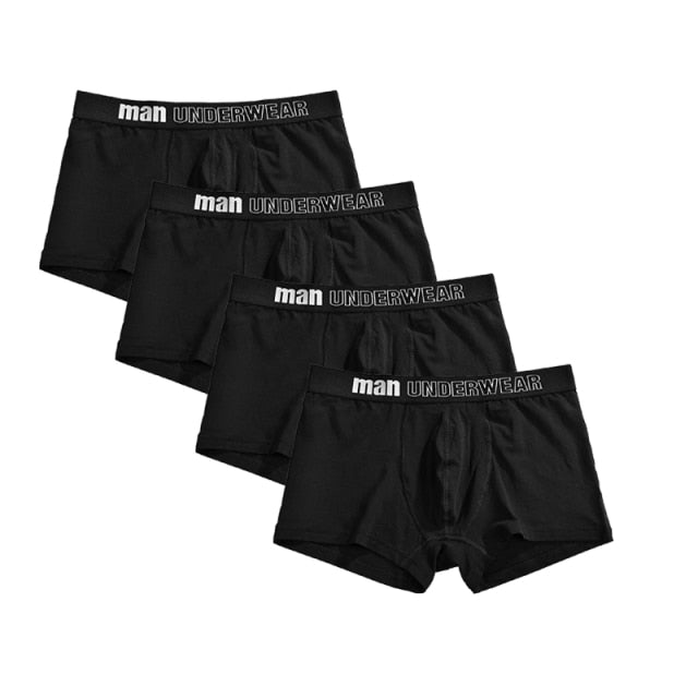 4 Pack Mens Underwear Boxer Cotton Man Short Breathable Solid Flexible Shorts Boxers Male Underpants Trunks The Clothing Company Sydney