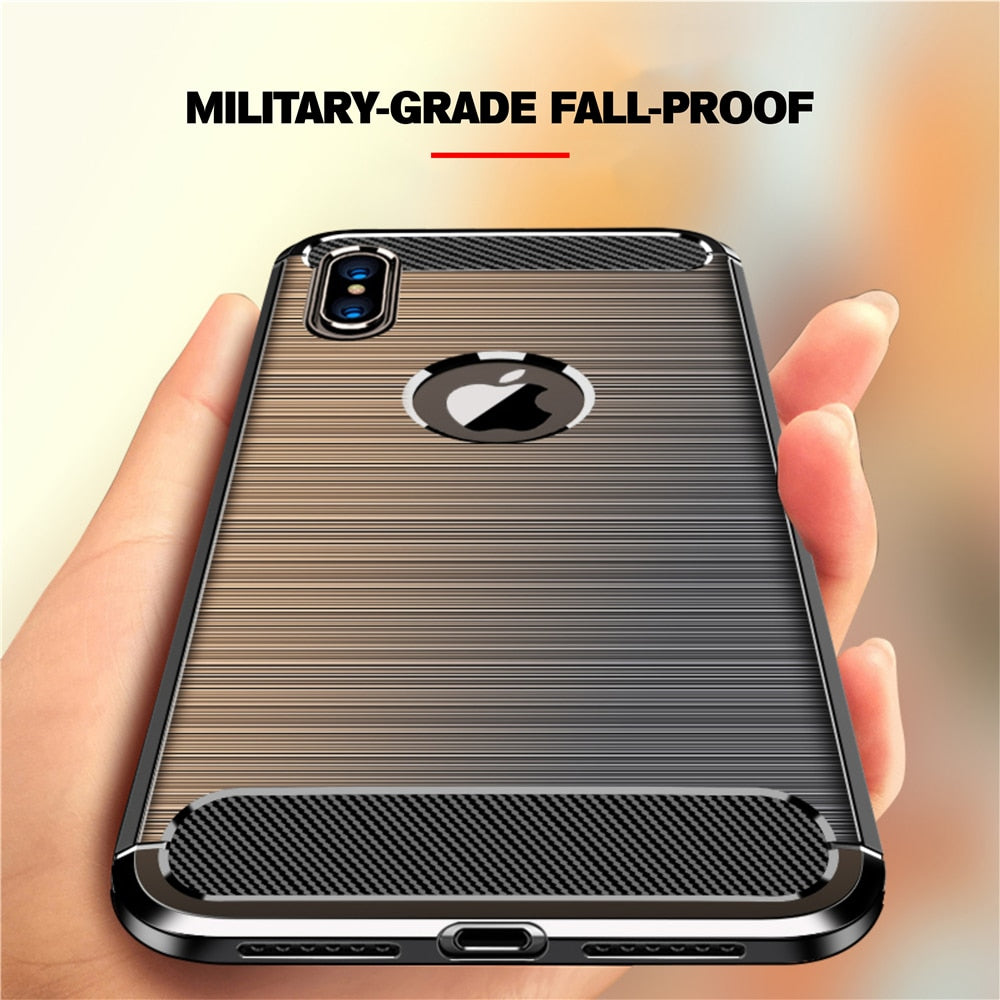 Fiber Protective Case For iphone 12 Pro Max 12 Mini 11 Pro Xs Max Xr 6s 7 8 Plus Silicon Shockproof Case Cover The Clothing Company Sydney