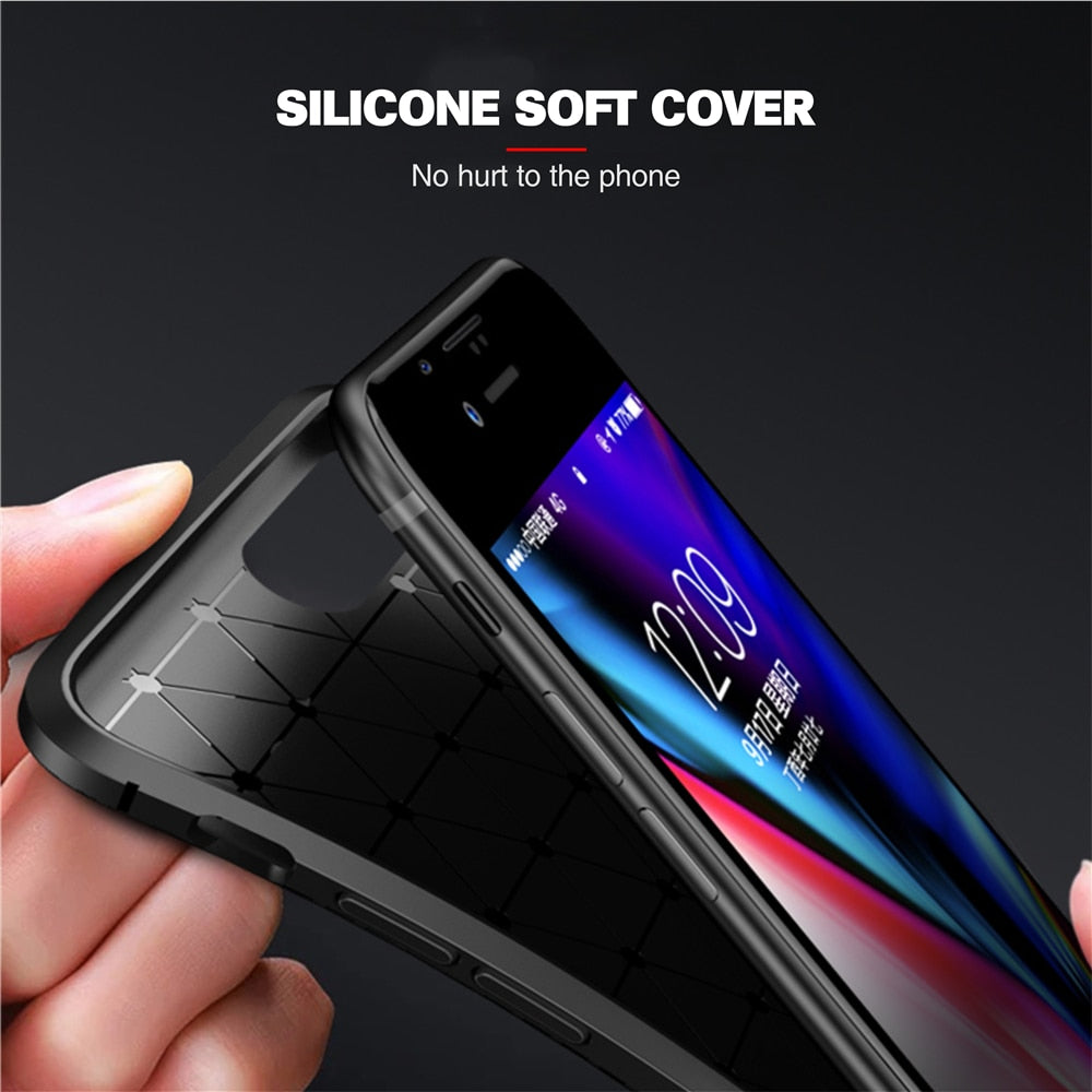 Fiber Protective Case For iphone 12 Pro Max 12 Mini 11 Pro Xs Max Xr 6s 7 8 Plus Silicon Shockproof Case Cover The Clothing Company Sydney