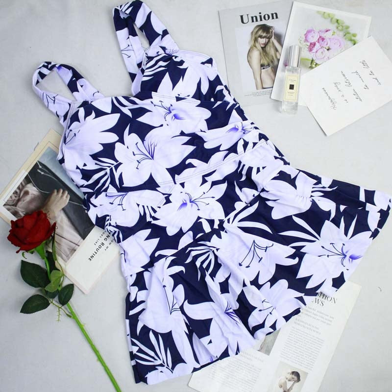 Vintage Print Plus Size Tankini Dress Bathing Suit Swimwear Skirt Bodysuit Monokini Swimsuit The Clothing Company Sydney