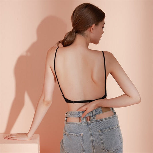 3 Style Back U-Shape Backless Lingerie Underwear Wireless Gather Push Up Seamless Bralette Bra The Clothing Company Sydney