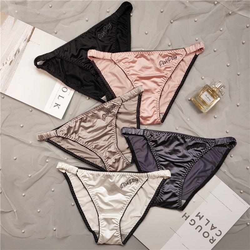 2 Pack Letter Print Sexy Women's Panties Underwear Seamless Briefs Comfort Underpants Low Rise Fashion Panty Ladies Lingerie The Clothing Company Sydney
