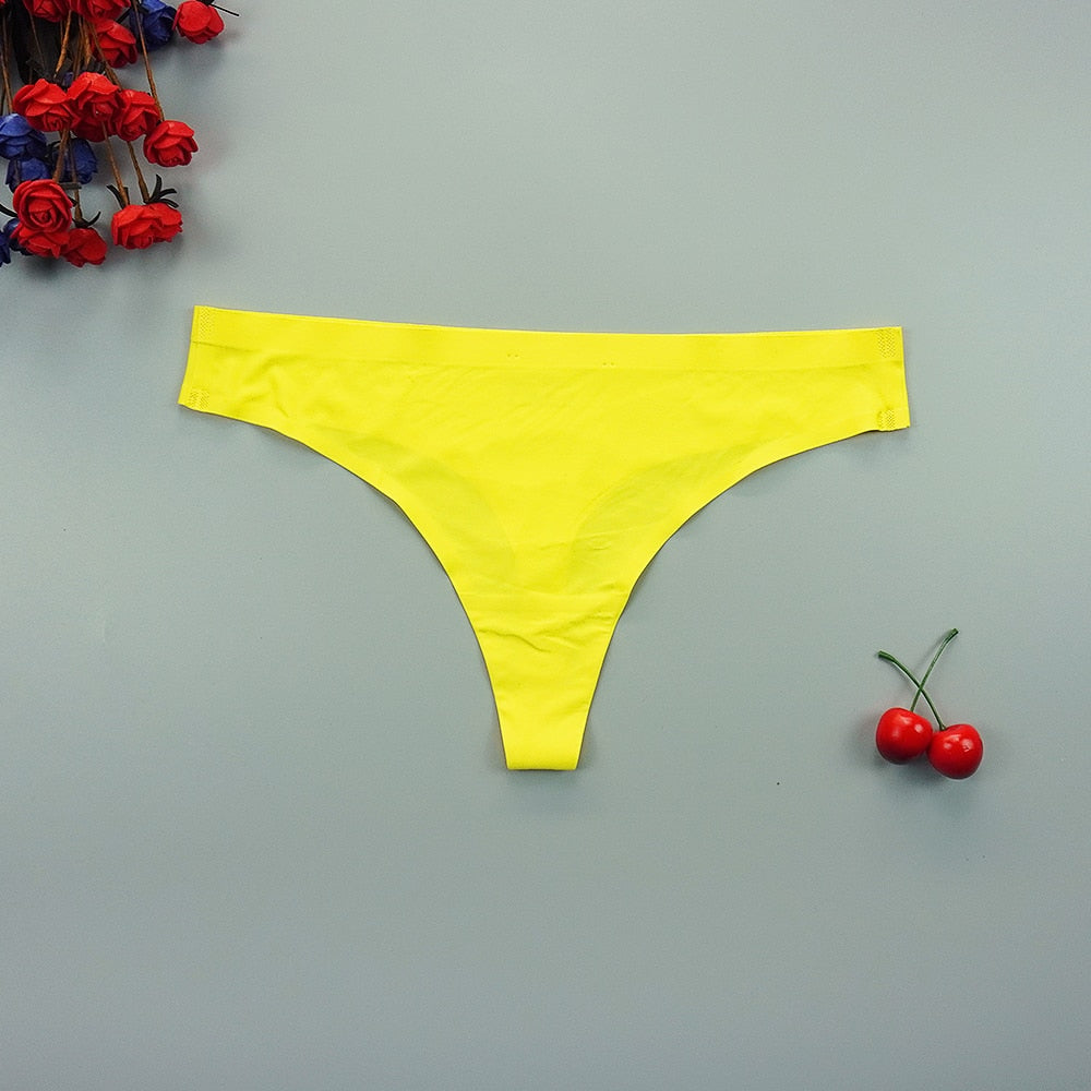 3 pack Seamless Thongs Underwear Panties Ice Silk Sports Intimate Panty G String Underpants The Clothing Company Sydney