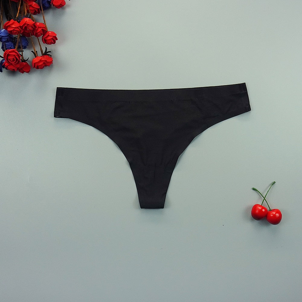 3 pack Seamless Thongs Underwear Panties Ice Silk Sports Intimate Panty G String Underpants The Clothing Company Sydney